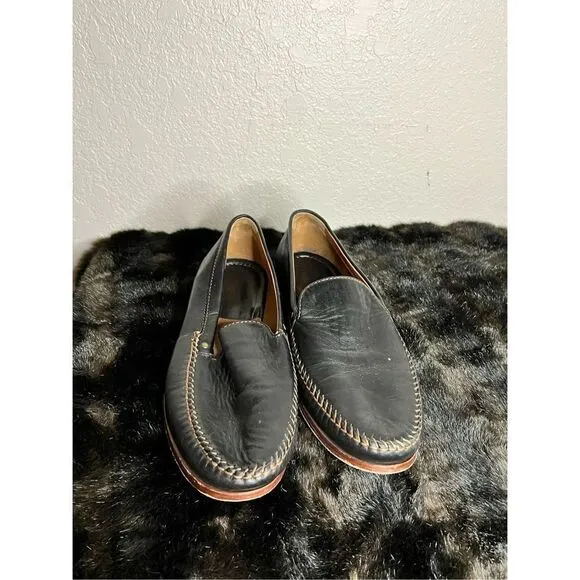 Trask Shoes Mens 12 M Moccasin Dean Leather shoes  Slip On