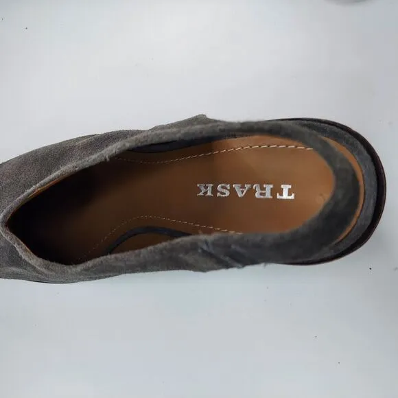 Trask Tess Slingback Pump Gray Suede Leather Shoe 11M Women’s MSRP $248