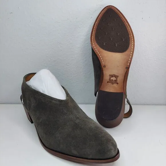 Trask Tess Slingback Pump Gray Suede Leather Shoe 11M Women’s MSRP $248
