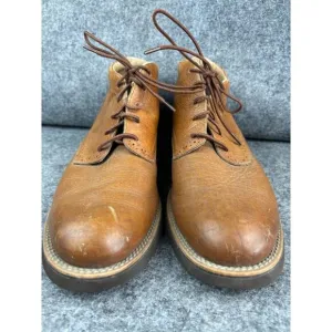 Twisted X Brown Ankle Boots Men's 10M Embossed Leather Sophisticated Cowboys