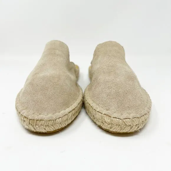 Ubuntu Lamu Mule Handmade Leather Slip On Shoes Tan Women's 7