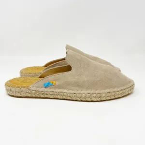 Ubuntu Lamu Mule Handmade Leather Slip On Shoes Tan Women's 7