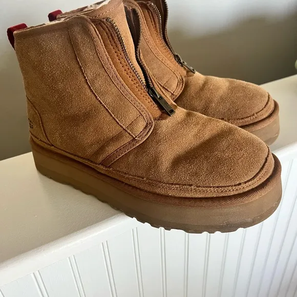 Ugg Ankle Boots with Zipper