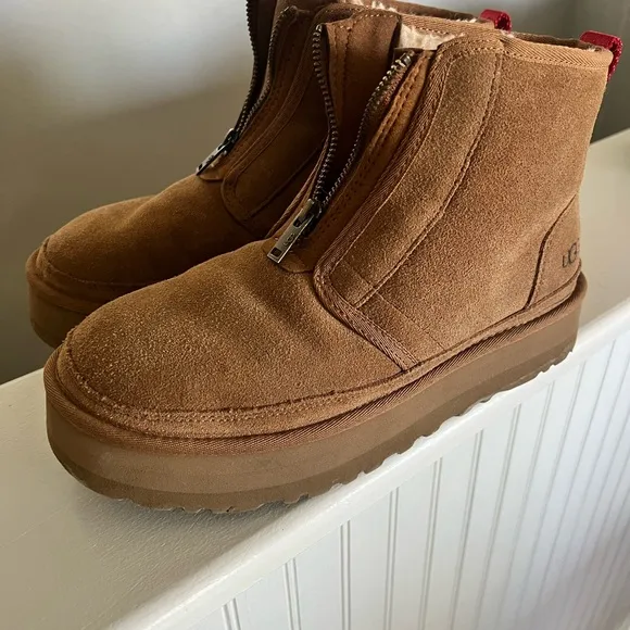 Ugg Ankle Boots with Zipper