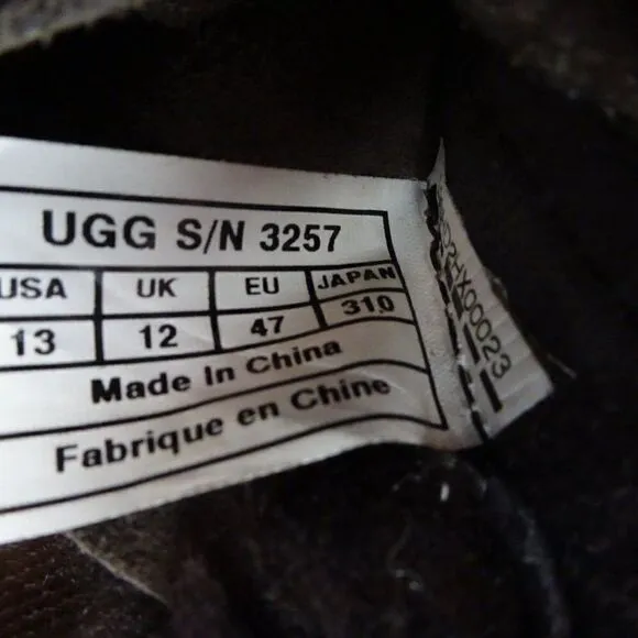UGG Australia Genuine Leather Men Shoes Size 13