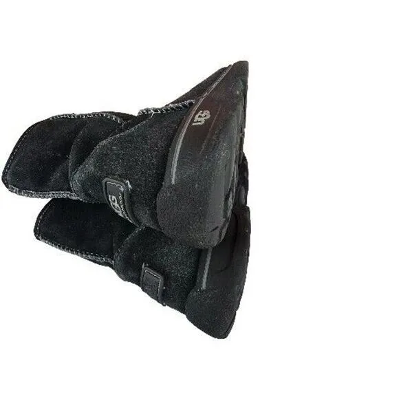 Ugg Boots Black Lynden Snow Bootie Waterproof Pull On Youth 2 1005566K