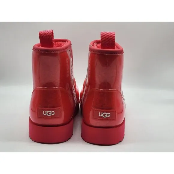 UGG Classic Clear Mini Rain Snow Boots Womens Shoe Size 6 1113190