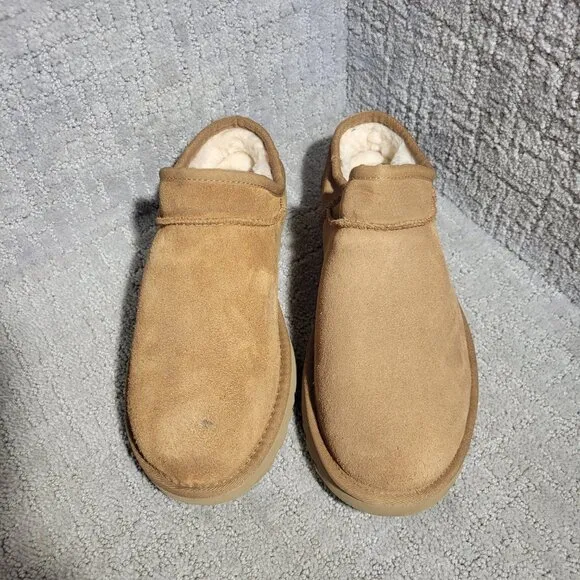 UGG Classic Mini Women's Size 10 US Chestnut Suede Slipper Shoes 1108193