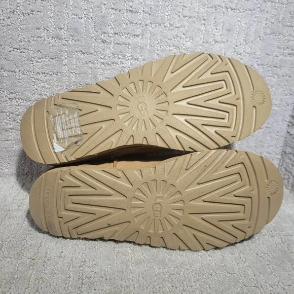 UGG Classic Mini Women's Size 10 US Chestnut Suede Slipper Shoes 1108193