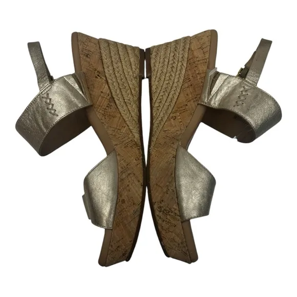 UGG Elena Metallic Cork wedge