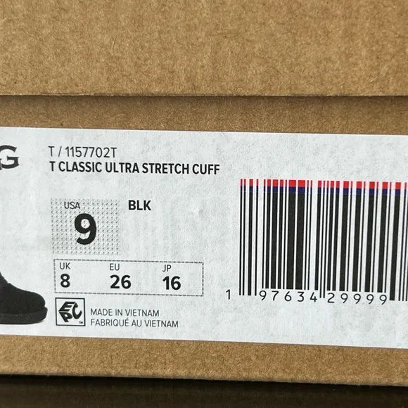 UGG Kids Black Ankle Boots