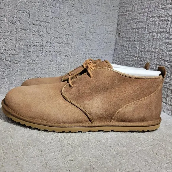 Ugg Maksim Tamarind Men's Size 17 US Brown Suede Wool Chukka Ankle Boots 1016680