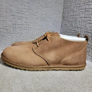 Ugg Maksim Tamarind Men's Size 17 US Brown Suede Wool Chukka Ankle Boots 1016680