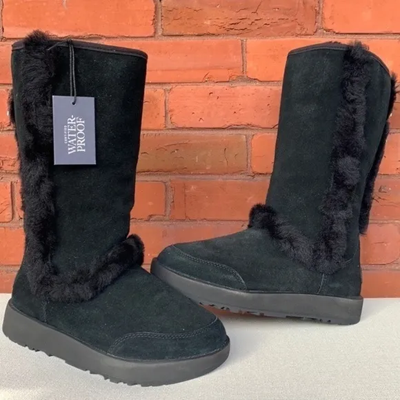 UGG Sundance NEW Waterproof Tall Shearling Lined Winter Snow Rain Boots 5.5