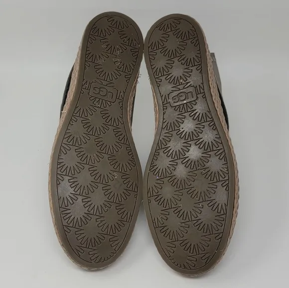 Ugg Varney Women's Size US 9 Gray Moccasin Suede Ankle Boho Bootie Shoes 1104653