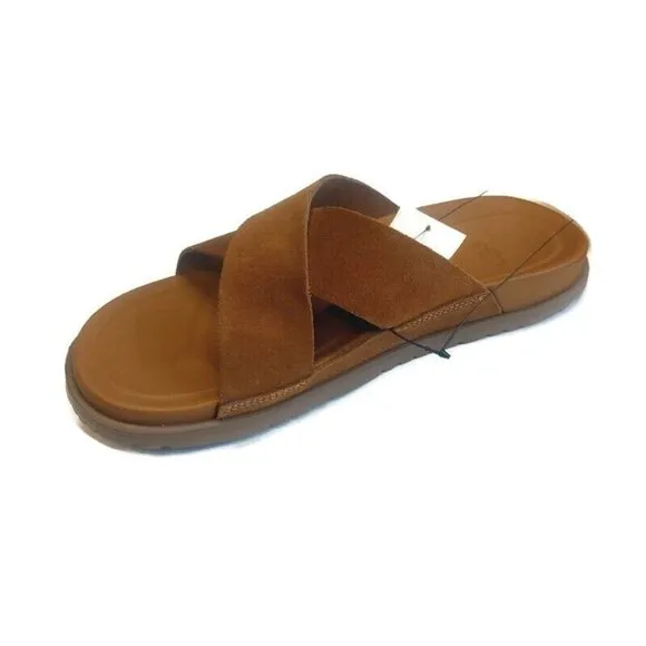 UGG Wainscott Slide Mens Size 12 Casual Sandal Chestnut Brown 1124902