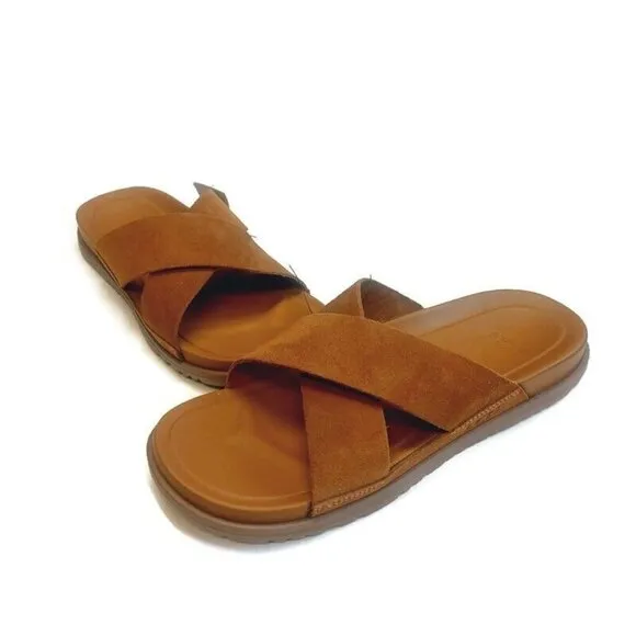 UGG Wainscott Slide Mens Size 9 Casual Sandal Chestnut Brown 1124902