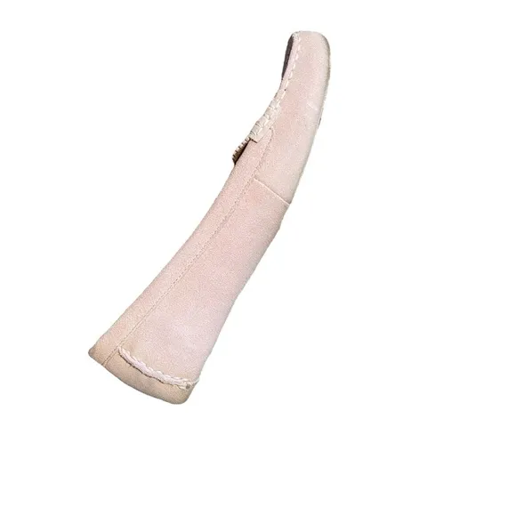 UGG Women's Pink Suede Loafers With Cutouts Size 9