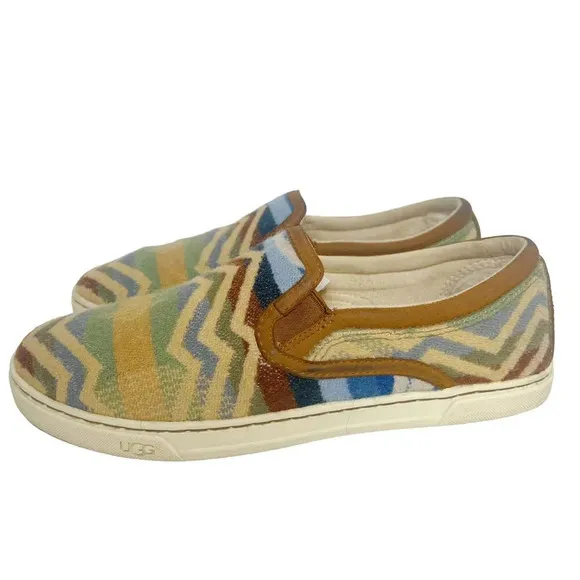 UGG x Pendleton Fierce Slip On Sneakers Aztec Western Print Womens Size 9