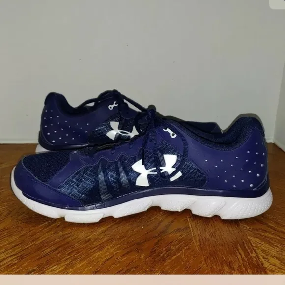 UNDER ARMOUR BLUE ASSERT 6 MICRO G RUNNING SHOES
