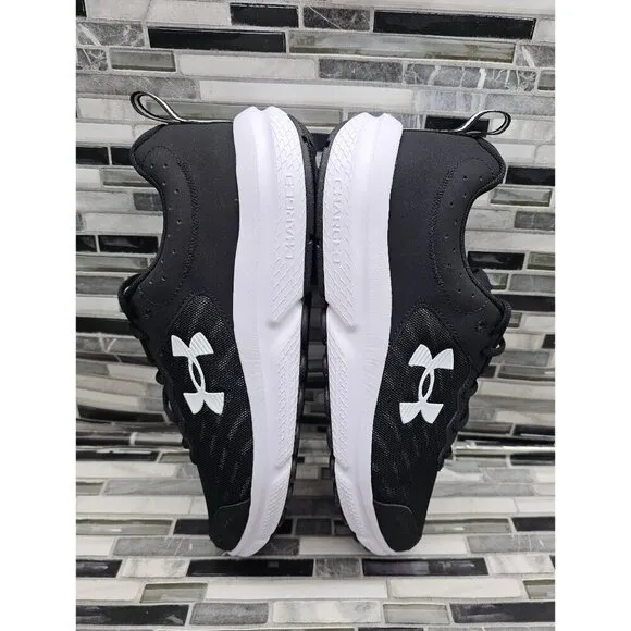 Under Armour Charged Assert 10 Black Men's Running Shoes Size 12