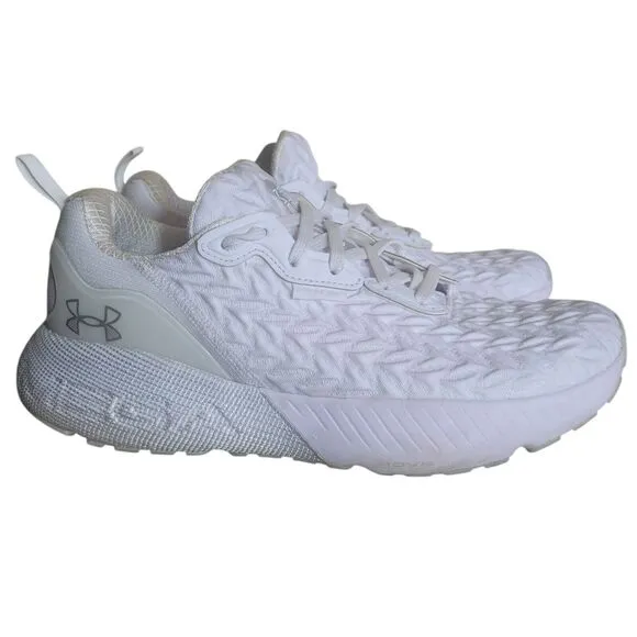 Under Armour Mega 3 Clone Running Shoes Men's Size 10.5 White Athletic Sneakers