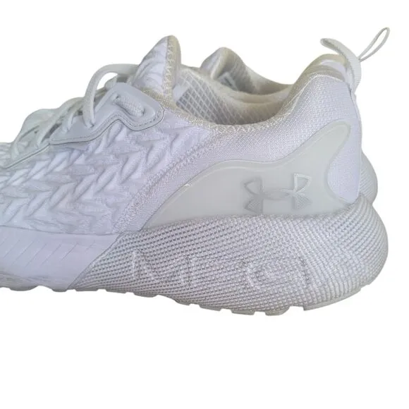 Under Armour Mega 3 Clone Running Shoes Men's Size 10.5 White Athletic Sneakers