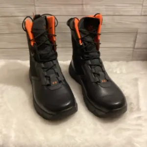 Under Armour Stellar G2 Tactical UA Boots Black &amp; Orange Size 11.5