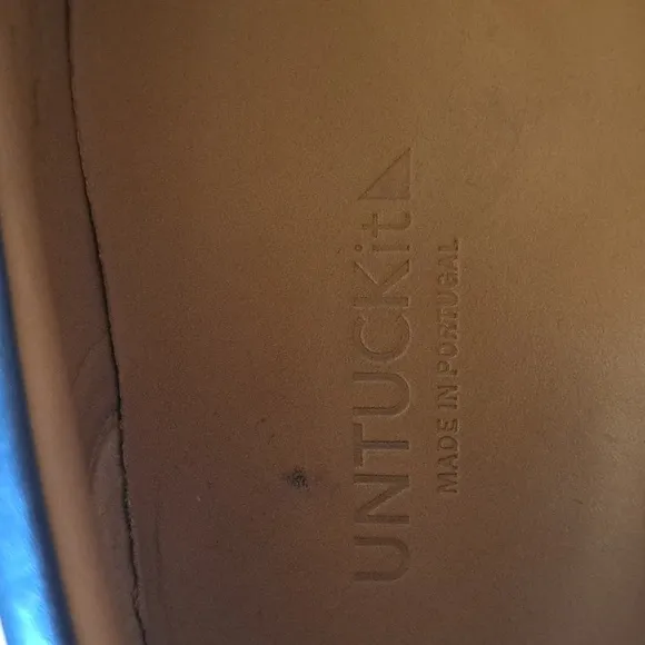 UNTUCKit Mens Navy Blue Suede/Leather Slip On Loafer/Sneaker/Shoes Size 10.5‎
