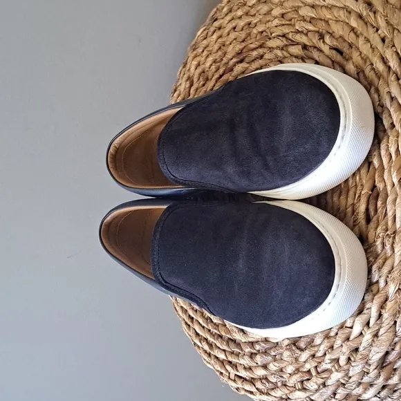 UNTUCKit Mens Navy Blue Suede/Leather Slip On Loafer/Sneaker/Shoes Size 10.5‎