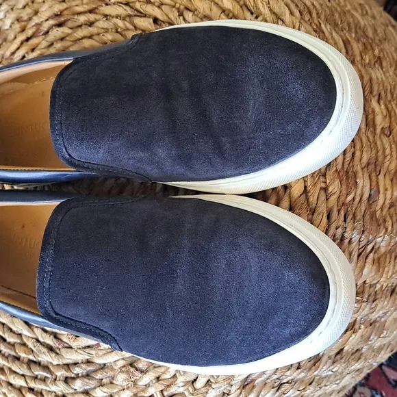 UNTUCKit Mens Navy Blue Suede/Leather Slip On Loafer/Sneaker/Shoes Size 10.5‎