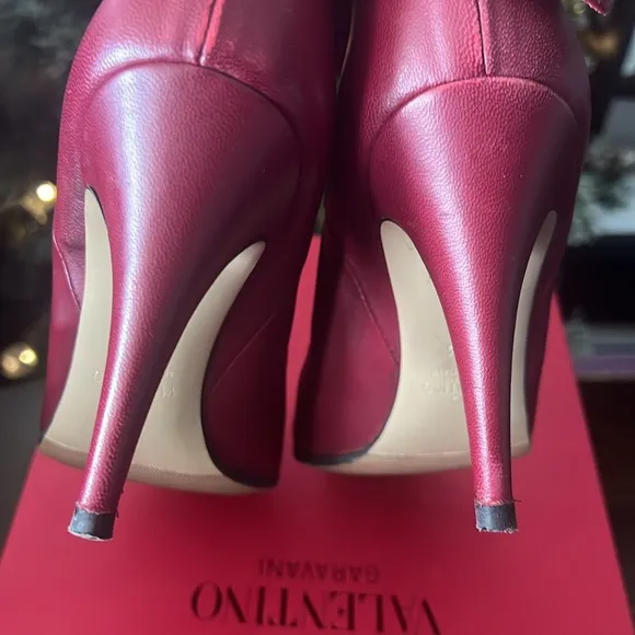 Valentino Ankle Bow Boots with box and bow
