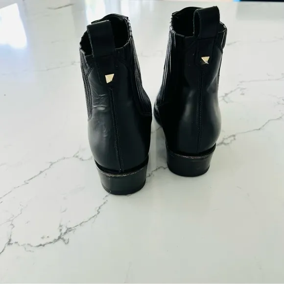 Valentino Calfskin Ranch 40mm Ankle Boots