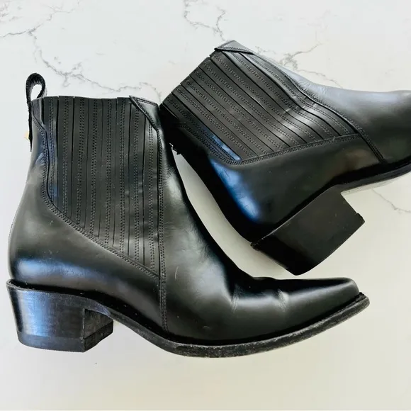 Valentino Calfskin Ranch 40mm Ankle Boots