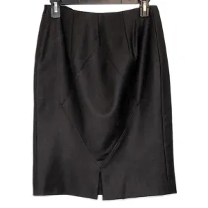 Valentino Cashmere Brown Pencil  Skirt  Size 6
