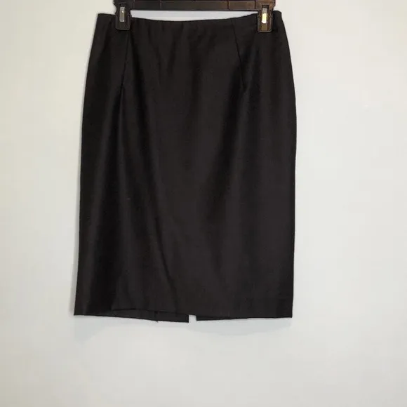 Valentino Cashmere Brown Pencil  Skirt  Size 6