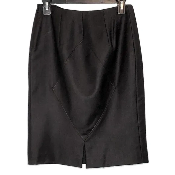 Valentino Cashmere Brown Pencil  Skirt  Size 6
