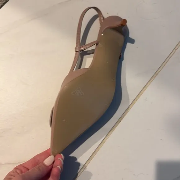 Valentino Women's Brown Pointed-Toe Heels