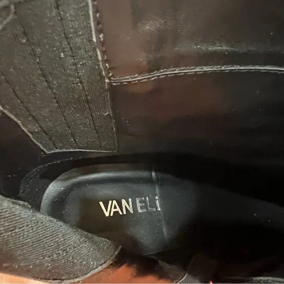 VANELi Dorle Black Ankle Boots women's sz 9.5W