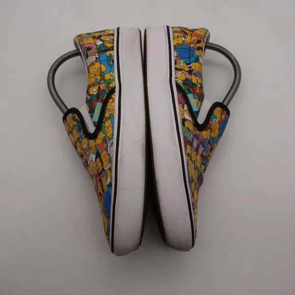 Vans 2020 The Simpsons X Springfield Men's 7.5 Women's 9 Slip-On Sneakers Shoes