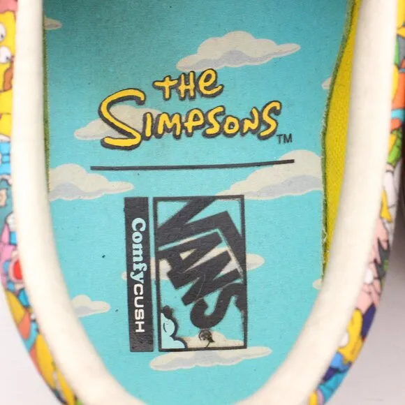 Vans 2020 The Simpsons X Springfield Men's 7.5 Women's 9 Slip-On Sneakers Shoes
