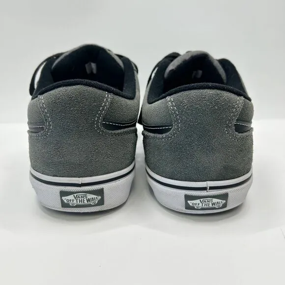 VANS Bearcat Charcoal Grey Suede Skateboarding Shoes Low Top Padded Mens Sz 11.5