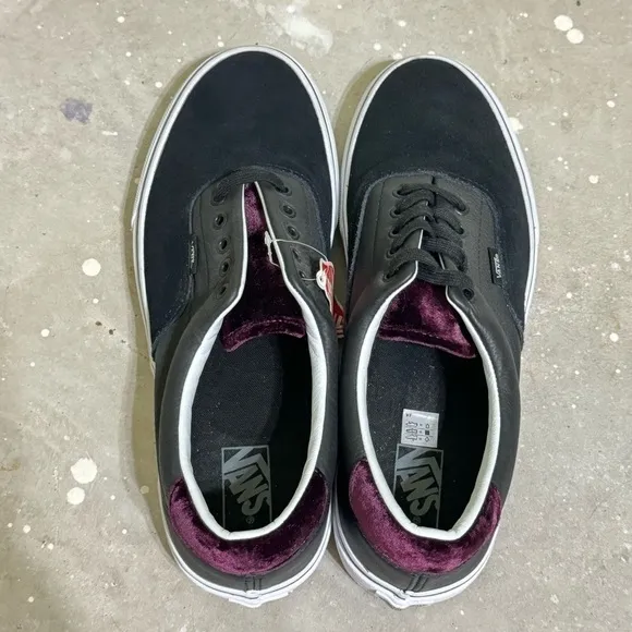 Vans Era Velvet Leather Low Top Sneaker Size 13 Men