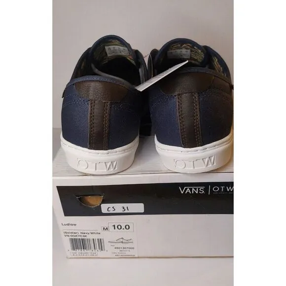 VANS MEN LUDLOW FASHION SNEAKERS‎ M-12 Soliders SIZE 10 SPECIAL EDITION #508