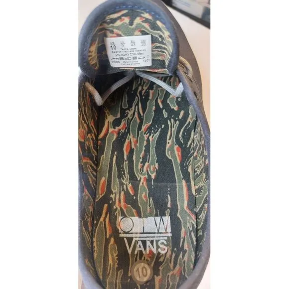 VANS MEN LUDLOW FASHION SNEAKERS‎ M-12 Soliders SIZE 10 SPECIAL EDITION #508