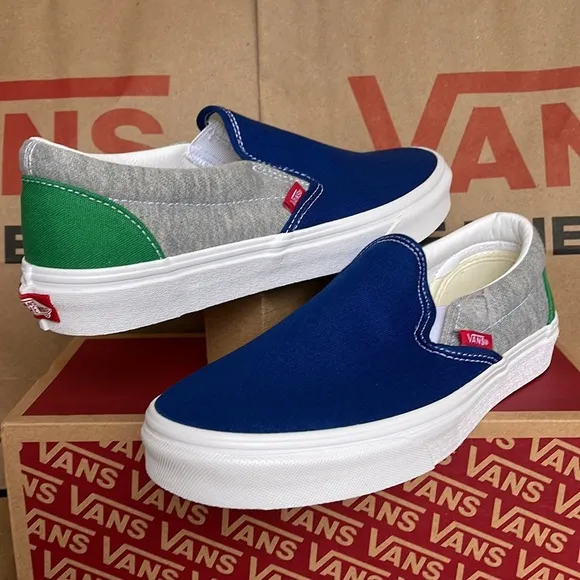 Vans Men’s Classic Slip On Vans Coastal Grey/True White sneakers