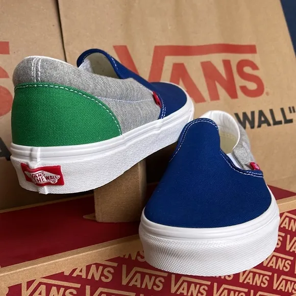 Vans Men’s Classic Slip On Vans Coastal Grey/True White sneakers