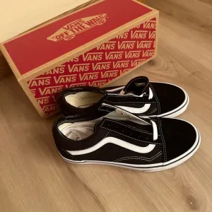 Vans Old School Skool Black White Classic Shoes Suede Canvas Upper M 5.5 W 7