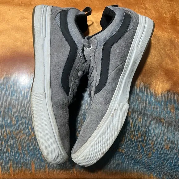Vans Pro Kyle Walker Gray Suede Skater Shoes size 7
