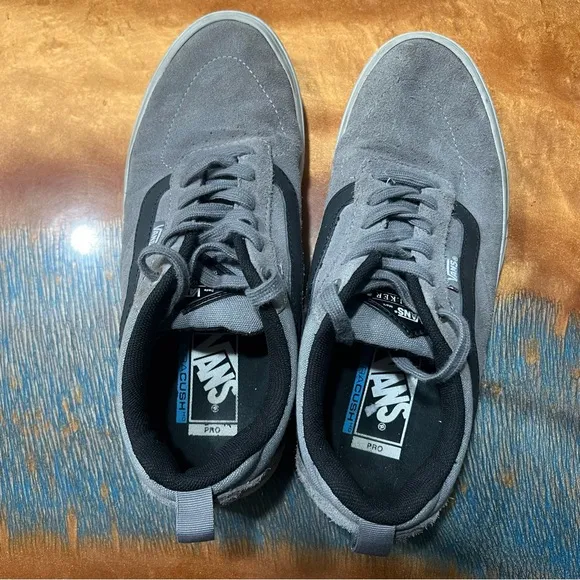 Vans Pro Kyle Walker Gray Suede Skater Shoes size 7